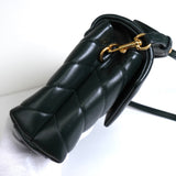 サンローラン YSLロゴ ルル レザー ショルダーバッグ グリーン - NEWSED