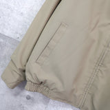 イヴサンローラン ヴィンテージ YSLロゴ リバーシブル ブルゾン カーキ / ベージュ - NEWSED