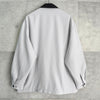 イヴ サンローラン ヴィンテージ YSLロゴ ブルゾン ジャケット グレー / ネイビー