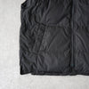 イヴ サンローラン リバーシブル チェック柄 YSLロゴ ダウンベスト ブラック