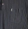 Yves Saint Laurent YSL 徽标刺绣全印花长袖 Polo 衫（灰色/棕色）