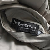イヴ サンローラン ヴィンテージ YSLロゴ リバーシブル ブルゾン ベージュ メンズ - NEWSED