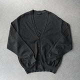 イヴ サンローラン ヴィンテージ YSLロゴ カーディガン グレー - NEWSED