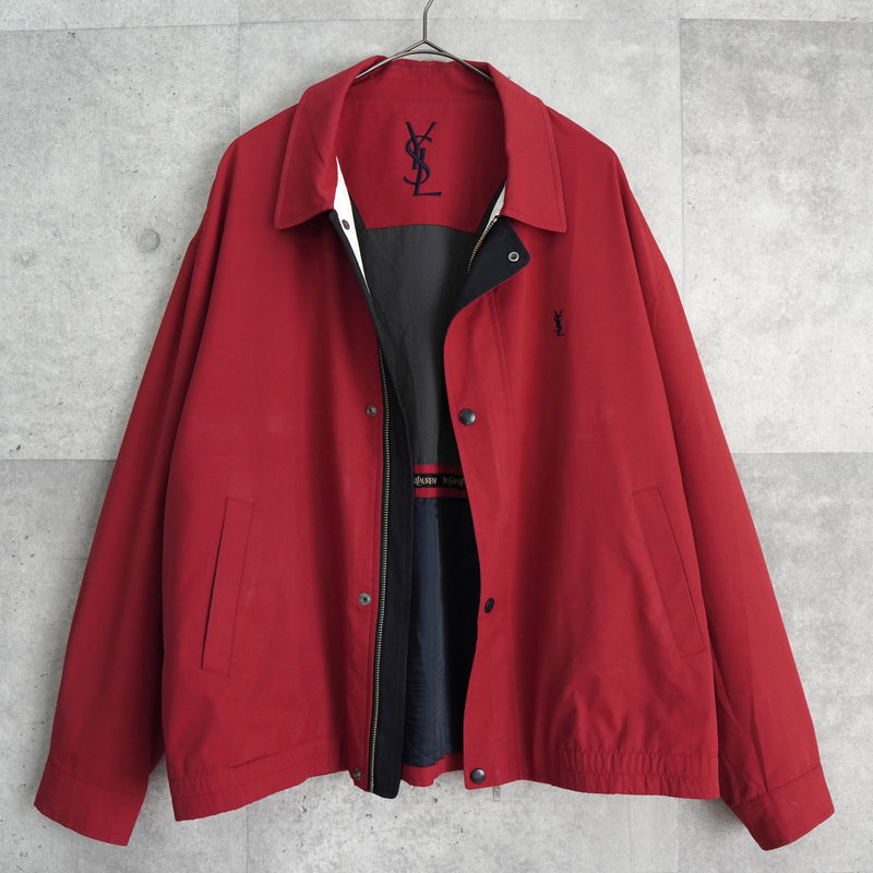 イヴサンローラン　ブルゾン　ヴィンテージ イヴ サンローラン 1990's ヴィンテージ YSLロゴ 中綿ジャケット