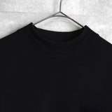 イヴ サンローラン ヴィンテージ YSLロゴ モックネック ニット ブラック - NEWSED