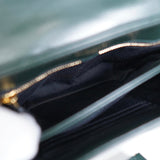 サンローラン YSLロゴ ルル レザー ショルダーバッグ グリーン - NEWSED