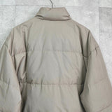 イヴ サンローラン ヴィンテージ リバーシブル YSLロゴ 刺繍 中綿ジャケット ベージュ / ブラック - NEWSED