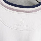 イヴサンローラン ヴィンテージ YSLロゴ エンブレム 刺繍 スウェット ホワイト - NEWSED