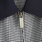 イヴ サンローラン ヴィンテージ YSLロゴ チェック柄 ブルゾン ブラック / ホワイト - NEWSED