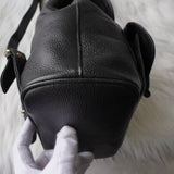 イヴ サンローラン YSLロゴ レザー ミニ リュックサック ブラック - NEWSED