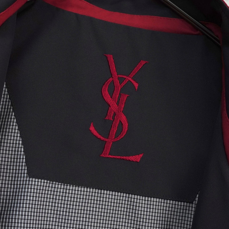イヴ サンローラン ヴィンテージ YSLロゴ ブルゾン レッド - NEWSED