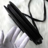 イヴサンローラン ヴィンテージ YSLロゴ レザー ショルダーバッグ ブラック - NEWSED