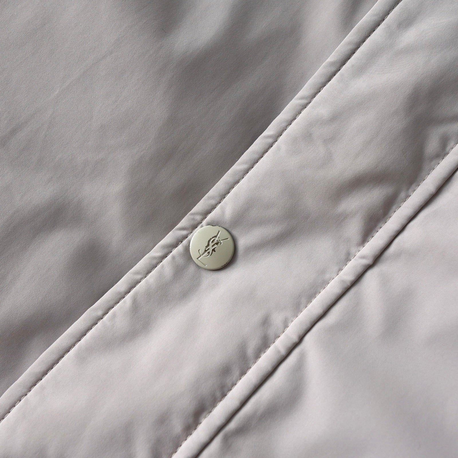 イブ サンローラン ヴィンテージ リバーシブル YSLロゴ 中綿ジャケット