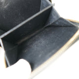 イヴサンローラン YSLロゴ レザー ラウンドファスナー 二つ折り財布 ブラック - NEWSED