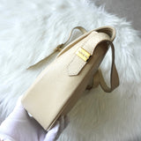 イヴサンローラン YSLロゴ レザー ショルダーバッグ アイボリー - NEWSED