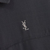イヴサンローラン YSLロゴ ブルゾン グレー - NEWSED