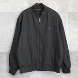 イヴ サンローラン ヴィンテージ YSLロゴ ブルゾン グレー - NEWSED