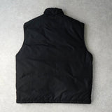 イヴ サンローラン YSLロゴ 中綿ベスト ブラック - NEWSED