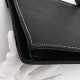 サンローラン YSLロゴ ステッチ ショルダーバッグ ブラック - NEWSED