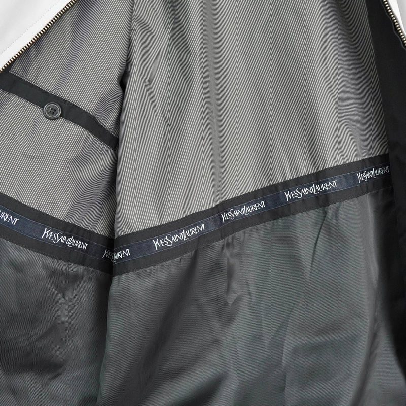 Yves Saint Laurent ブルゾン グレー Vintage Yves Saint Laurent Pour Homme Men Down Coat Jacket XL 105