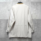 イヴ サンローラン ヴィンテージ YSLロゴ ブルゾン ジャケット ベージュ / グレー - NEWSED
