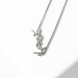 サンローラン YSLロゴ シルバー ブレスレット - NEWSED