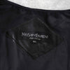 イヴ サンローラン ヴィンテージ エンボス YSLロゴ レザージャケット レザーブルゾン ブラック