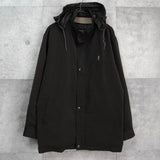 イヴ サンローラン ヴィンテージ YSLロゴ ブルゾン ダークブラウン系 カーキグレー系 メンズ - NEWSED
