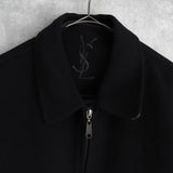 イヴ サンローラン ヴィンテージ YSLロゴ ウールジャケット ブラック メンズ - NEWSED