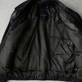 イヴ サンローラン ヴィンテージ YSLロゴ フェイクレザー ブルゾン ブラック メンズ - NEWSED
