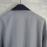 イヴ サンローラン ヴィンテージ YSLロゴ チェック柄 ブルゾン ブラック / ホワイト - NEWSED