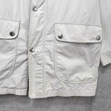 イヴ サンローラン ヴィンテージ YSLロゴ ブルゾン ジャケット ベージュ / グレー - NEWSED