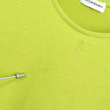 イヴサンローラン ヴィンテージ YSLロゴ 七分丈 トップス ライム レディース - NEWSED