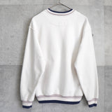 イヴサンローラン ヴィンテージ YSLロゴ エンブレム 刺繍 スウェット ホワイト - NEWSED