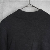イヴ サンローラン ヴィンテージ YSLロゴ モックネック ニット グレー - NEWSED