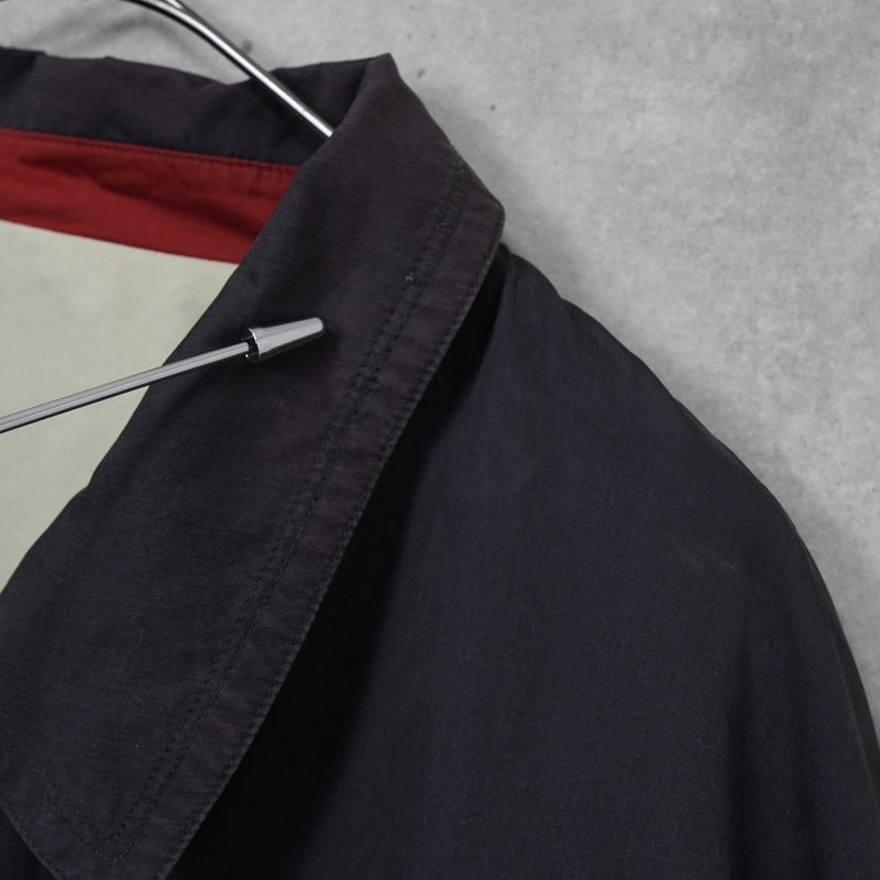 イヴ サンローラン ヴィンテージ リバーシブル YSLロゴ ブルゾン ジャケット ネイビー / アイボリー - NEWSED