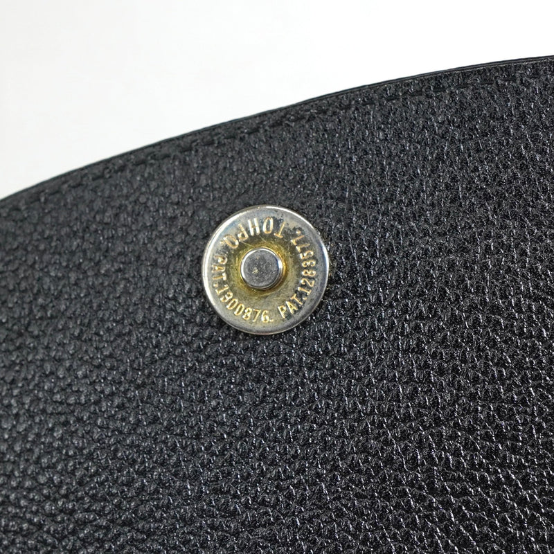 イヴサンローラン YSLロゴ レザー ショルダーバッグ ブラック - NEWSED