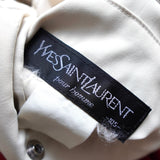 イブ サンローラン ヴィンテージ YSLロゴ リバーシブル ミドルコート カバーオール ジャンパー レッド/アイボリー - NEWSED