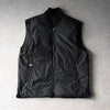 イヴ サンローラン リバーシブル チェック柄 YSLロゴ ダウンベスト ブラック