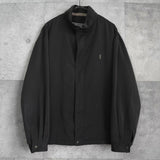 イヴ サンローラン ヴィンテージ YSLロゴ ブルゾン ジャケット カーキ - NEWSED