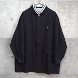 イヴ サンローラン ヴィンテージ YSLロゴ ブルゾン ブラック メンズ - NEWSED