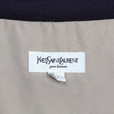 イヴ サンローラン ヴィンテージ YSLロゴ ブルゾン ベージュ メンズ - NEWSED