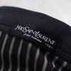Yves Saint Laurent YSL 徽标刺绣全印花长袖 Polo 衫（灰色/棕色）