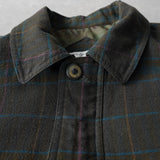 イヴ サンローラン ヴィンテージ YSLロゴ ウール ブルゾン カーキ - NEWSED