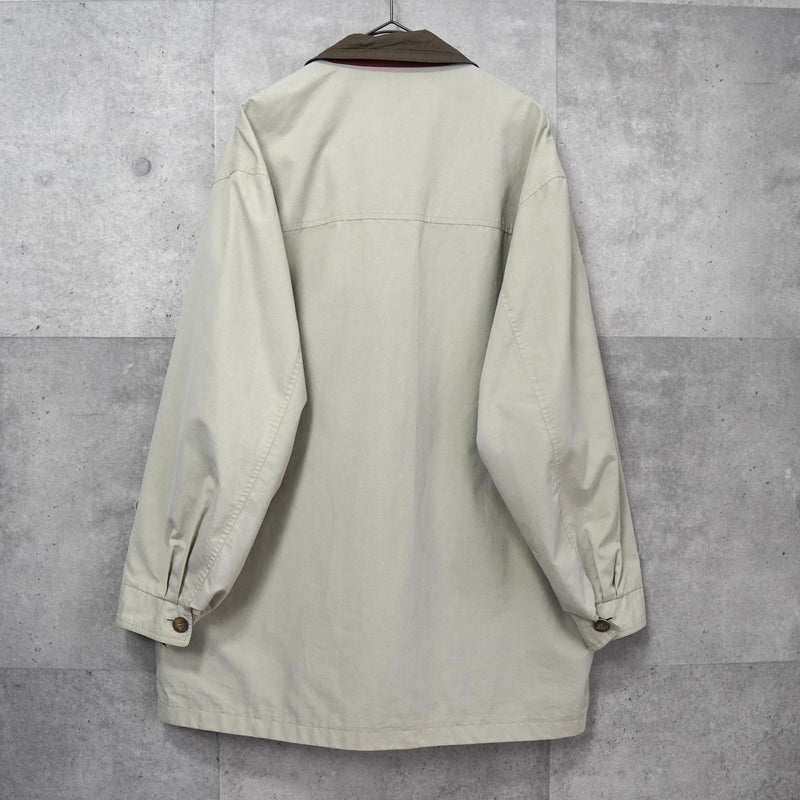 イヴ サンローラン ヴィンテージ リバーシブル YSLロゴ ブルゾン ジャケット ネイビー / アイボリー - NEWSED