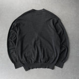 イヴ サンローラン ヴィンテージ YSLロゴ カーディガン グレー - NEWSED