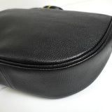 イヴサンローラン YSLロゴ レザー ショルダーバッグ ブラック - NEWSED