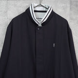 イヴ サンローラン ヴィンテージ YSLロゴ ブルゾン ブラック メンズ - NEWSED