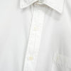 Yves Saint Laurent YSL logo embroidered long sleeve shirt white