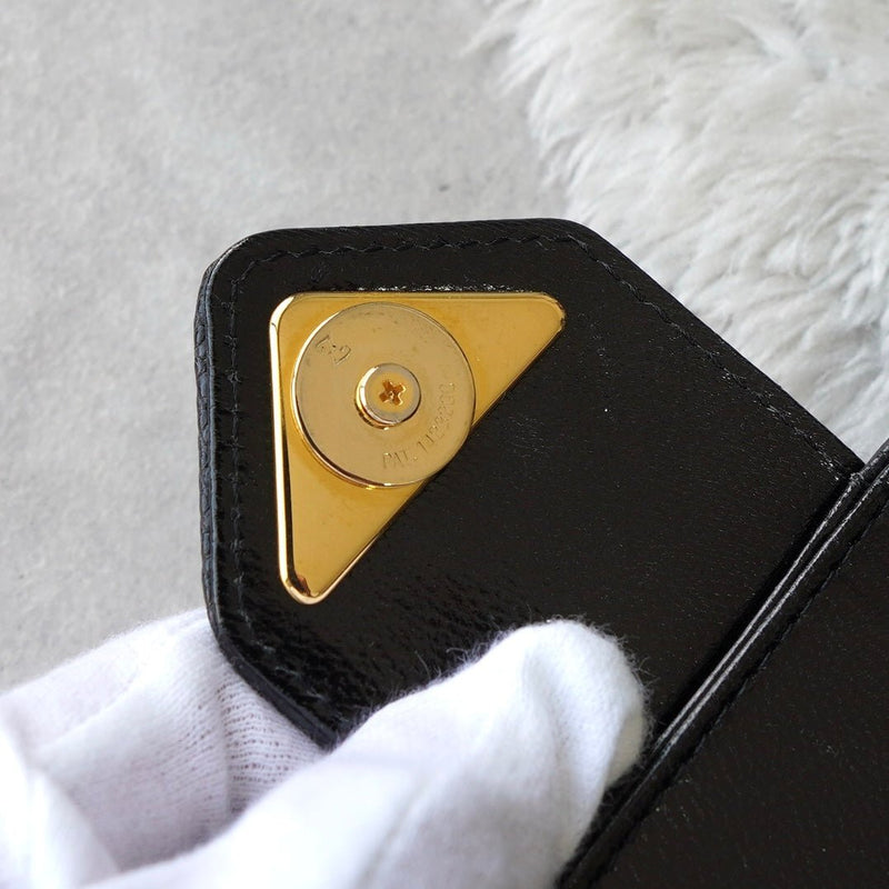 イヴ サンローラン ヴィンテージ YSLロゴ リザード ショルダーバッグ